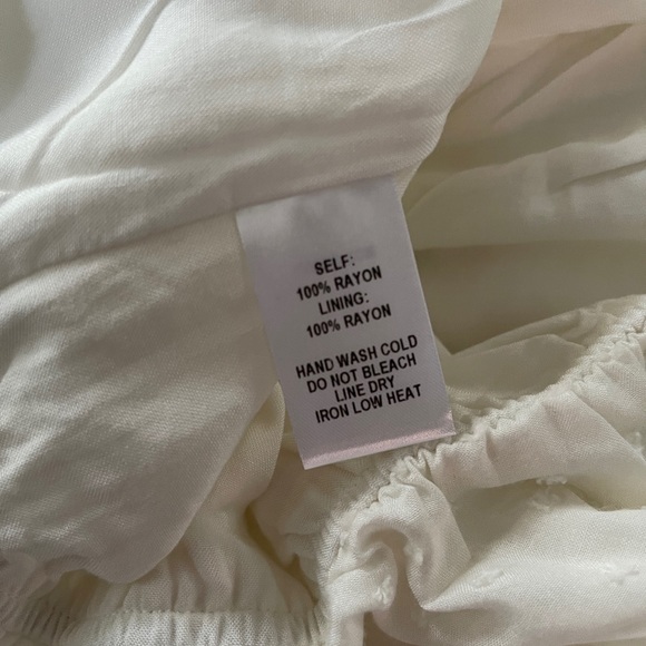 Morningside White Lace-Up Bell Sleeve Surplice Top - Picture 14 of 14